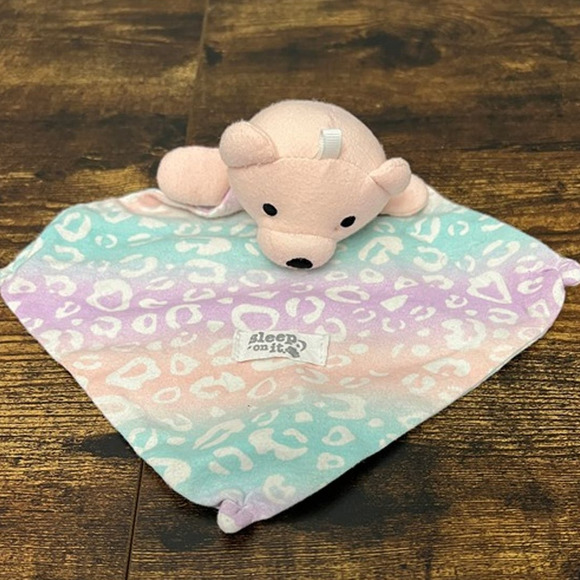 Sleep‎ On It Pink Teddy Bear Knotted Lovey - Picture 1 of 4